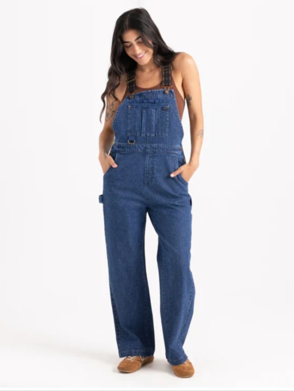 NWT Roark Hwy 1 Indigo Denim Overalls Workwear Fit Size Small